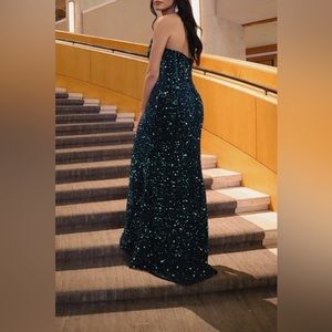 Emerald Green Prom / Event Formal Dress